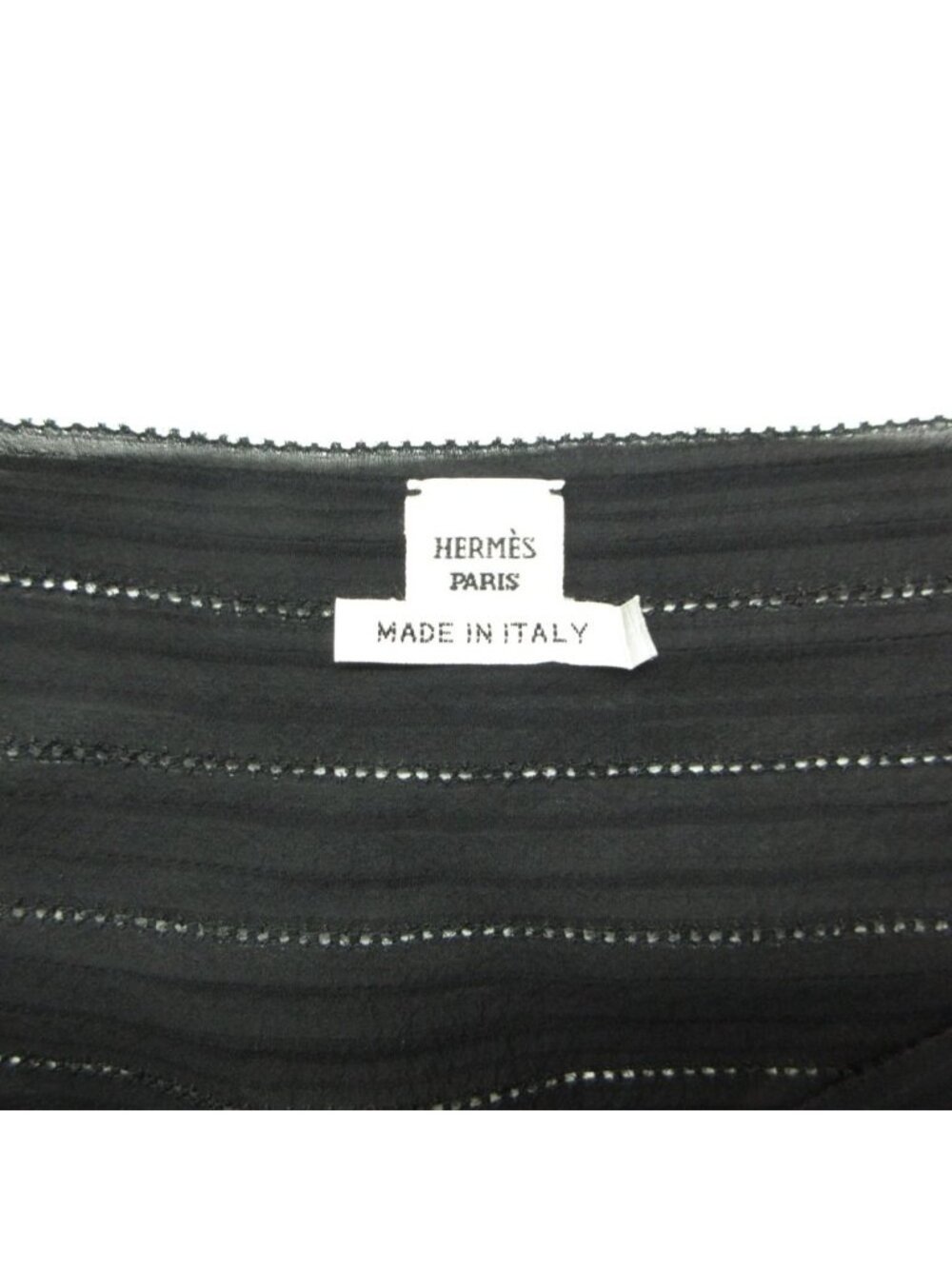 Hermes Long Dress Set Silk 100% Sheer Ensemble Cami Black 40 - Picture 5 of 10